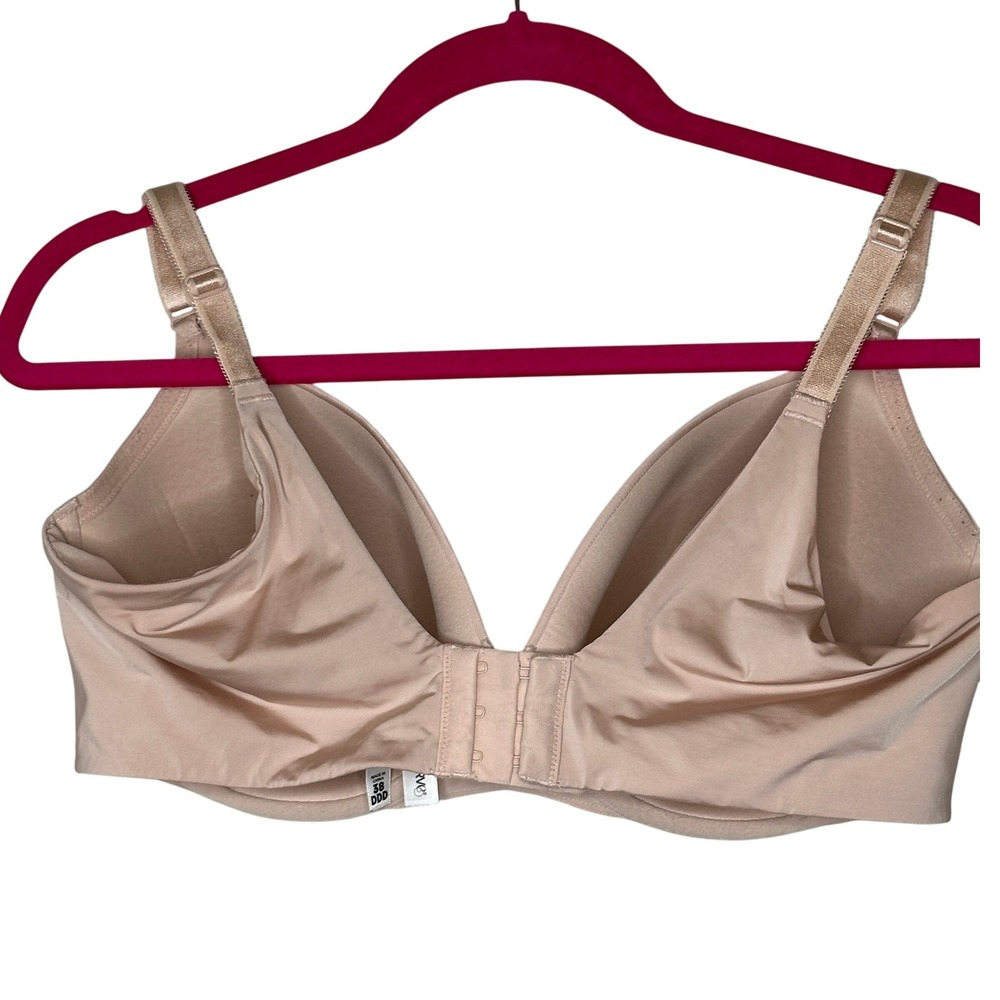 Torrid Curve 38‎ DDD Beige T-Shirt Bra 360 Back Smoothing Full Coverage - Picture 2 of 11